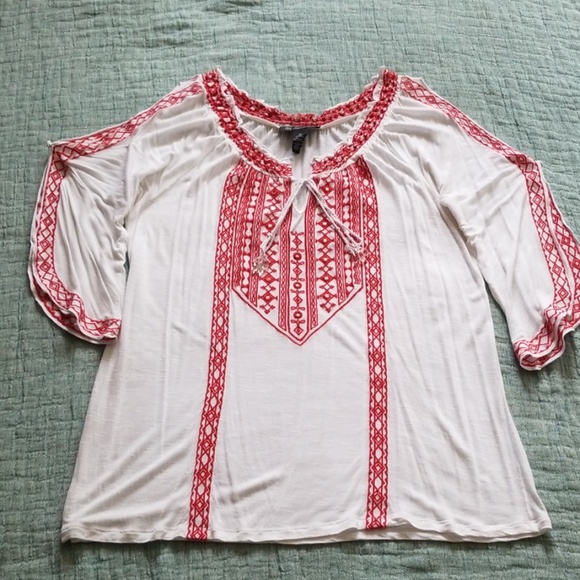 INC International Concepts Tops - I N C open sleeve top
